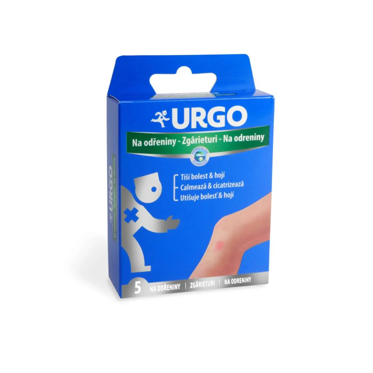 Пластир Urgo (Урго) гідроколоїдний при саднах, 5 шт.