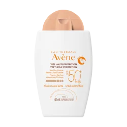 Солнцезащитный флюид Авен (Avene) тональный минеральный СПФ50+, 40 мл