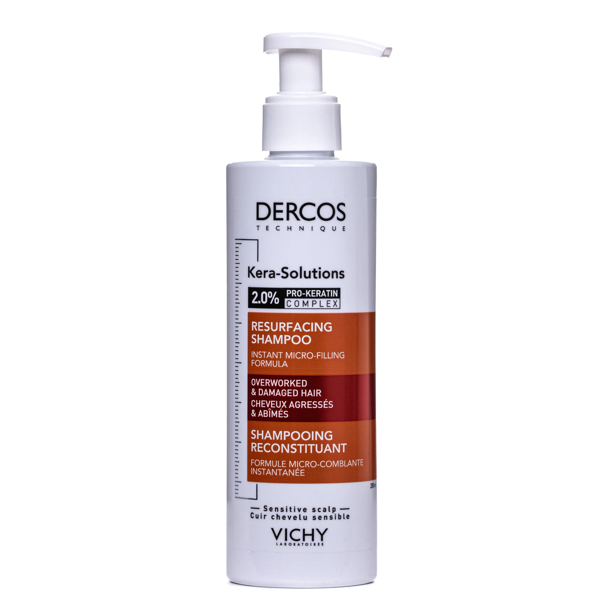 Шампунь для волосся Vichy (Віши) Dercos Kera-Solution для відновлення пошкодженного та ослабленого волосся, 250 мл