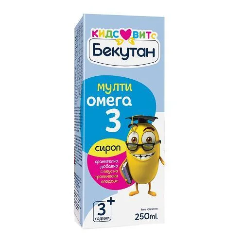 Бекутан Кідс Вітс Мультиомега-3 сироп фл. 250мл №1