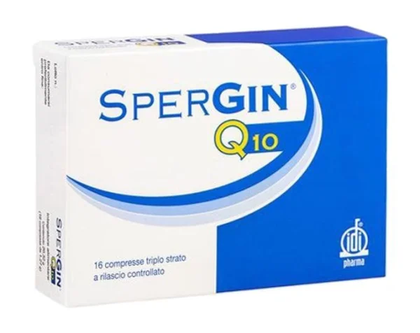Спержин Ку10 (Q10) диетическая добавка для мужчин в таблетках, 16 шт.