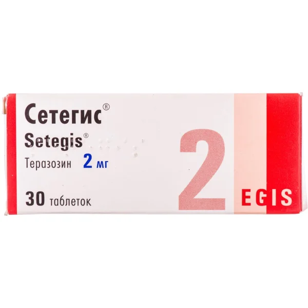 Сетегіс таблетки по 2 мг, 30 шт.