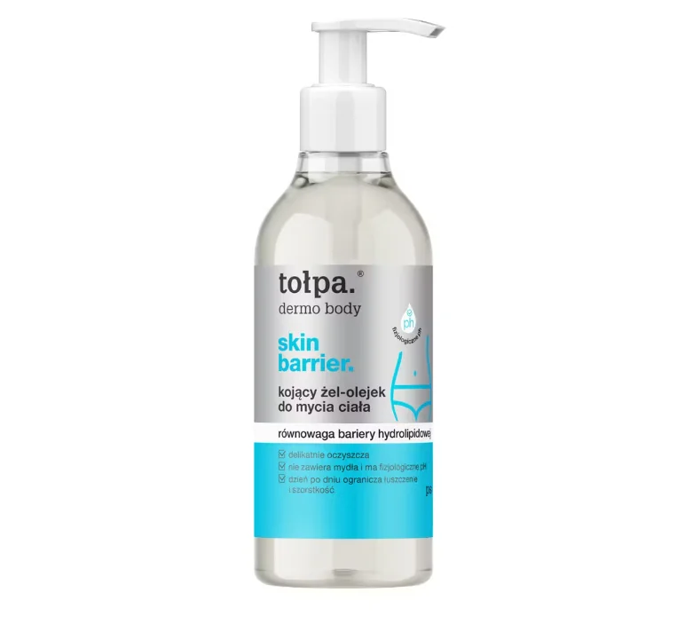 Гель-олія для душу Tolpa (Толпа) Dermo Body Skin Barrier заспокійлива баланс гідроліпідного бар’єру, 300 мл