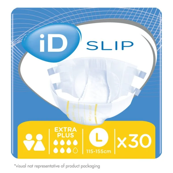 Подгузники для взрослых iD (Ай Ди) Slip Extra Plus Large (Слип Экстра Плюс Лардж), 30 шт.