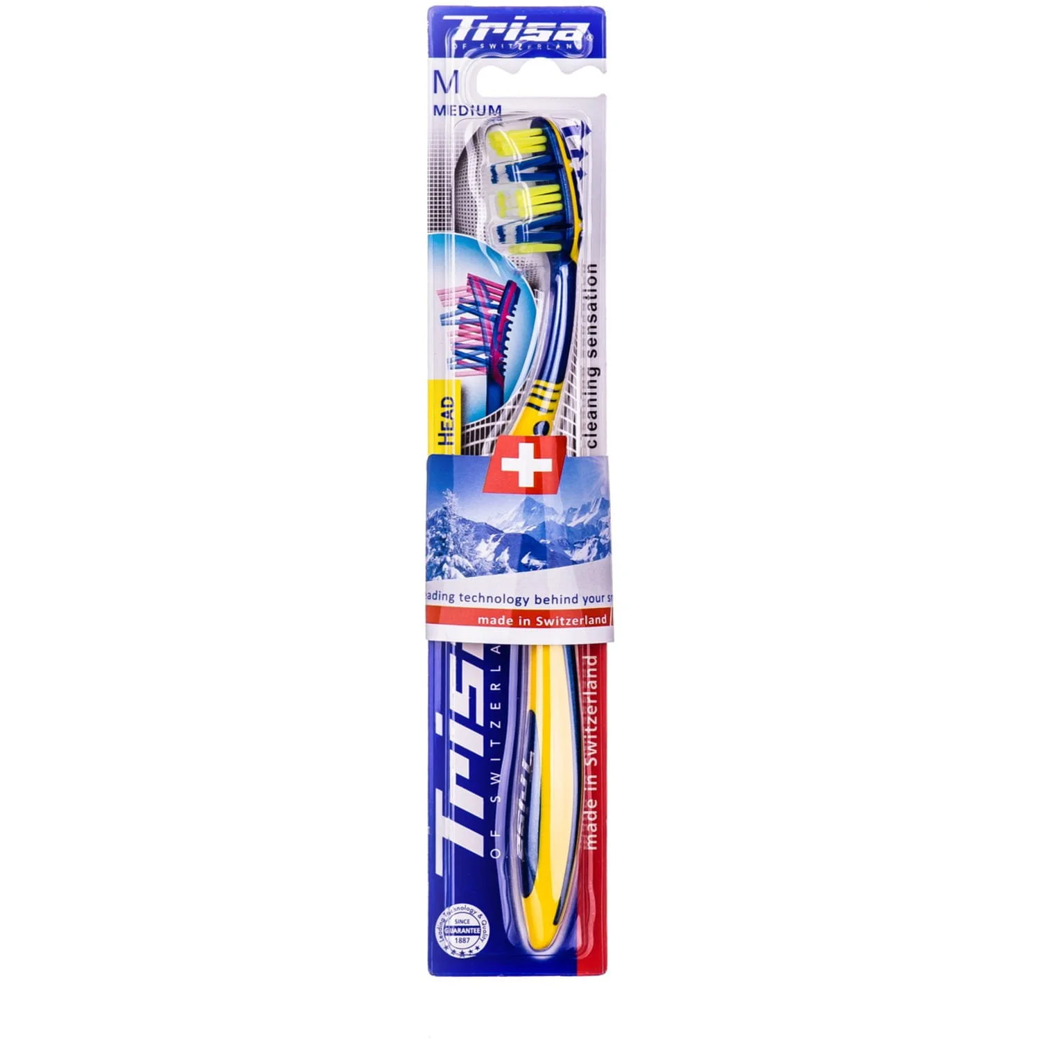 Зубна щітка Trisa (Тріса) Flexible Head 3 (Флексібл хед 3) зі щетиною середньої жорсткості, 1 шт.