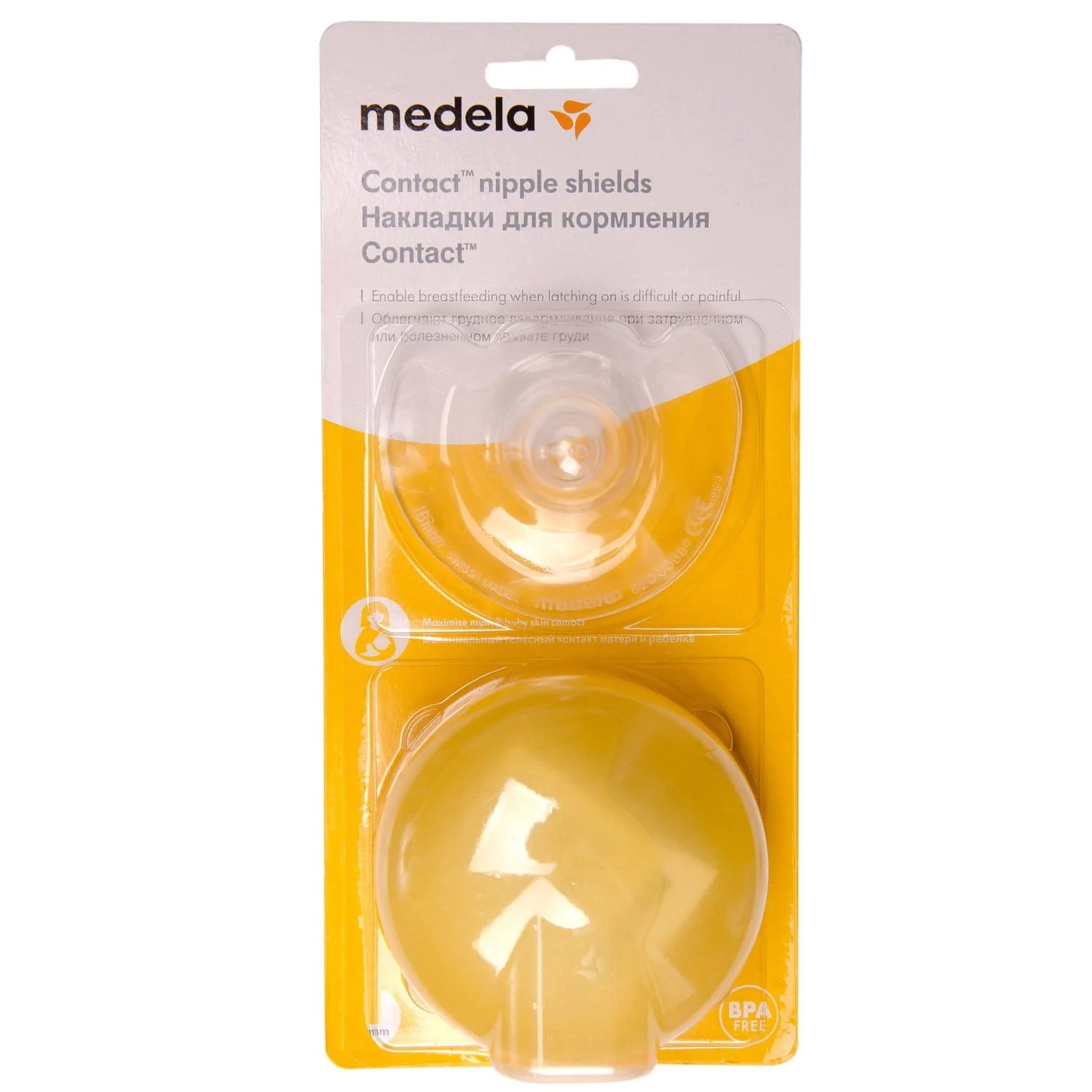 Накладки для годування Medela (Медела) Contact розмір L, 2 шт.