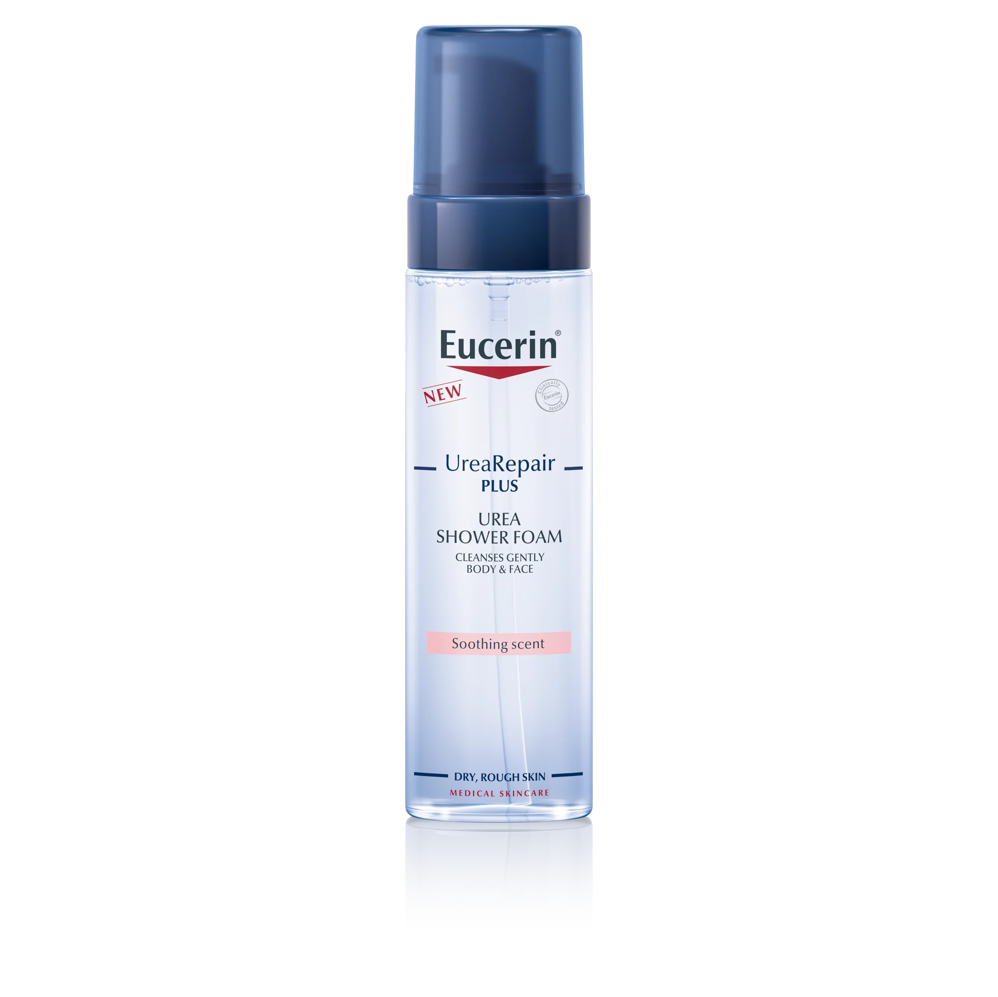 Зволожуюча пінка для душу Eucerin (Юцерин) 5% UreaRepair Plus для сухої шкіри тіла, 75 мл