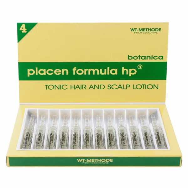 Средство от выпадения волос Плацент формула (Placen Formula) Ботаника мини в ампулах по 10 мл, 12 шт.