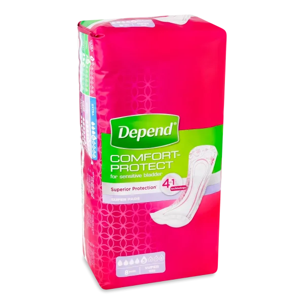 Прокладки урологические Depend (Депен) Comfort-Protect, 8 шт.