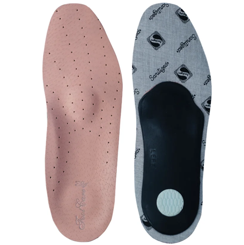 Устілка шкіряна Foot Care для підтримки поздовжнього і поперечного склепінь стопи, розмір 36, 1 пара