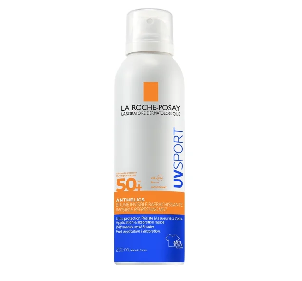Спрей-міст cонцезахисний La Roche-Posay (Ля Рош‑Позе) Anthelios UV Sport SPF50+ невидимий освіжаючий, 200 мл