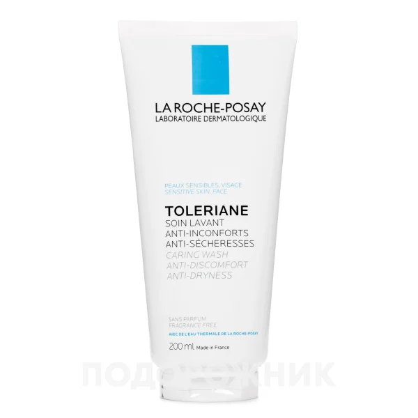 Крем-гель очищуючий La Roche-Posay Toleriane (Ля Рош-Посе Толеран) для чутливої шкіри, зменшує відчуття сухості, 200 мл