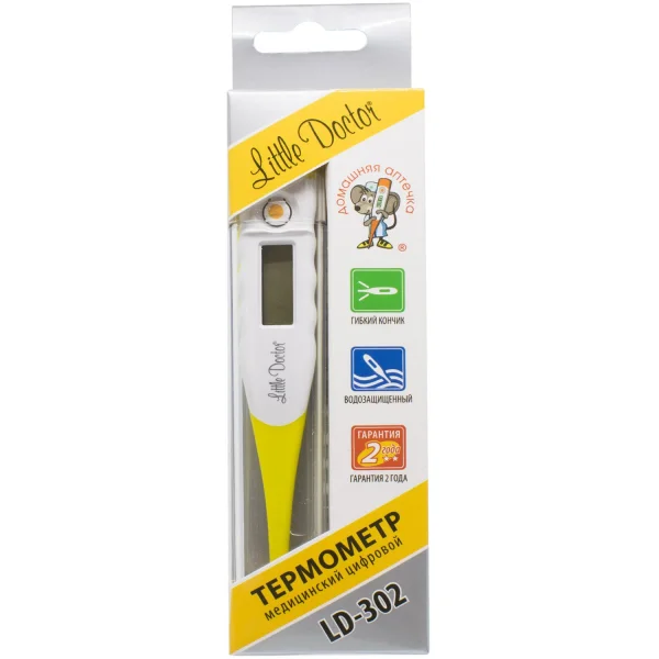 Термометр электронный LITTLE DOCTOR (Литл Доктор) модель LD-302 с гибким наконечником