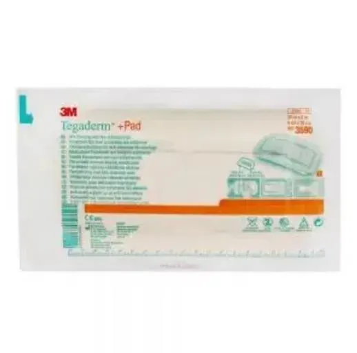 Пов’язка плівкова Tegaderm +Pad (Тегадерм+Пед) адгезивна, прозора, 9 см х 20 см, 1 шт.