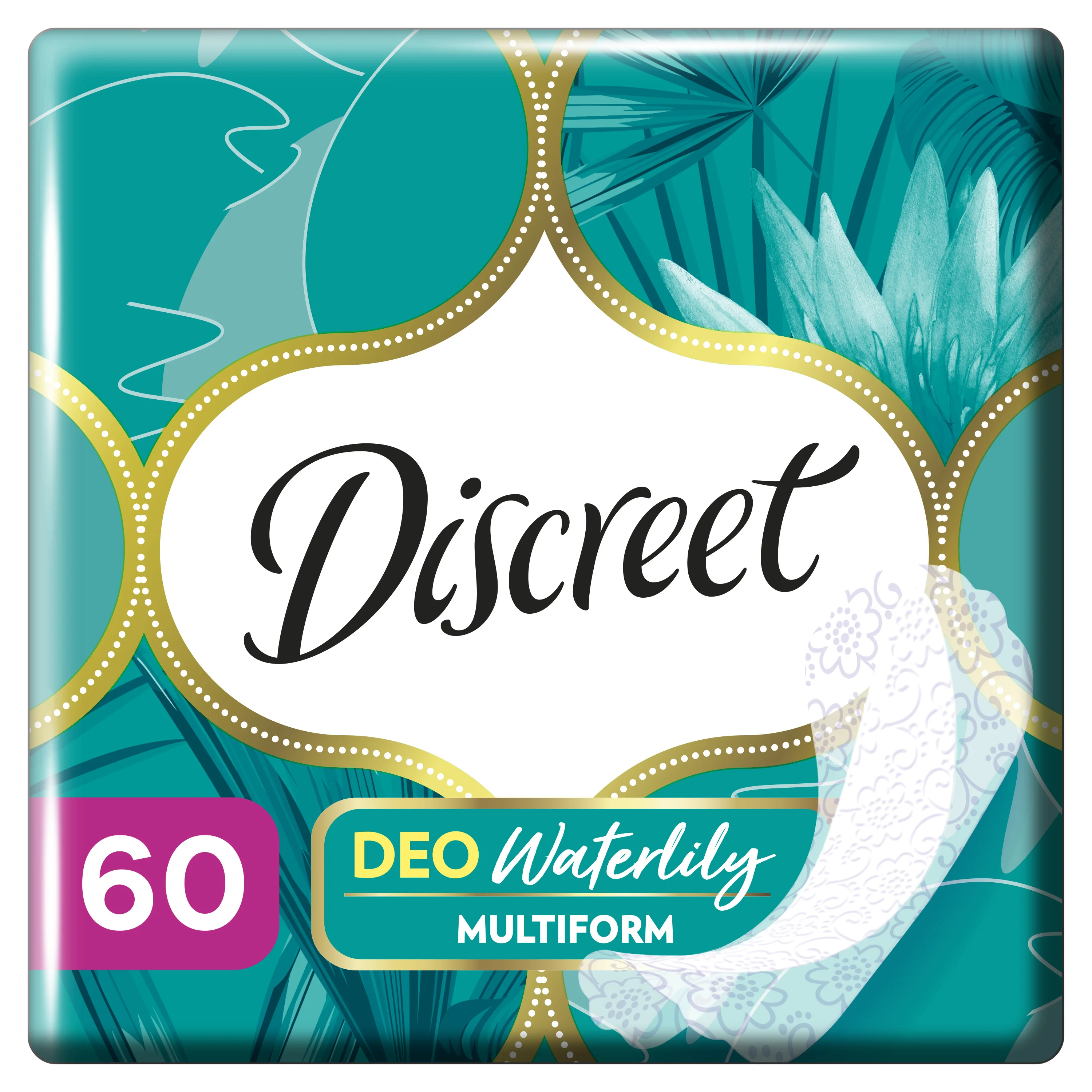 Прокладки щоденні Discreet (Діскріт) Deo Water Lily, 60 шт.