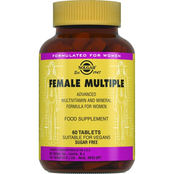 Солгар Мультивитаминный и минеральный комплекс для женщин в таблетках, 60 шт.