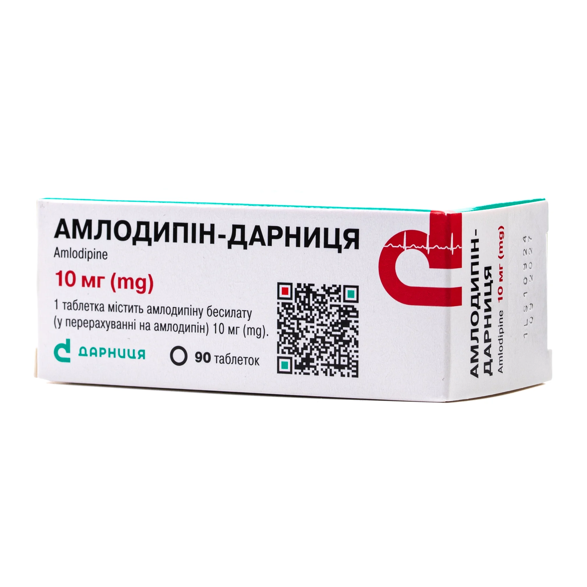 Амлодипін-Дарниця таблетки по 10 мг, 90 шт.