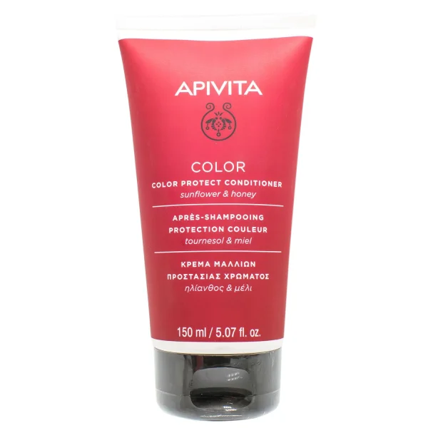 Кондиционер для волос Apivita (Апивита) Color Protect (Цвет протект) защита цвета, 150 мл