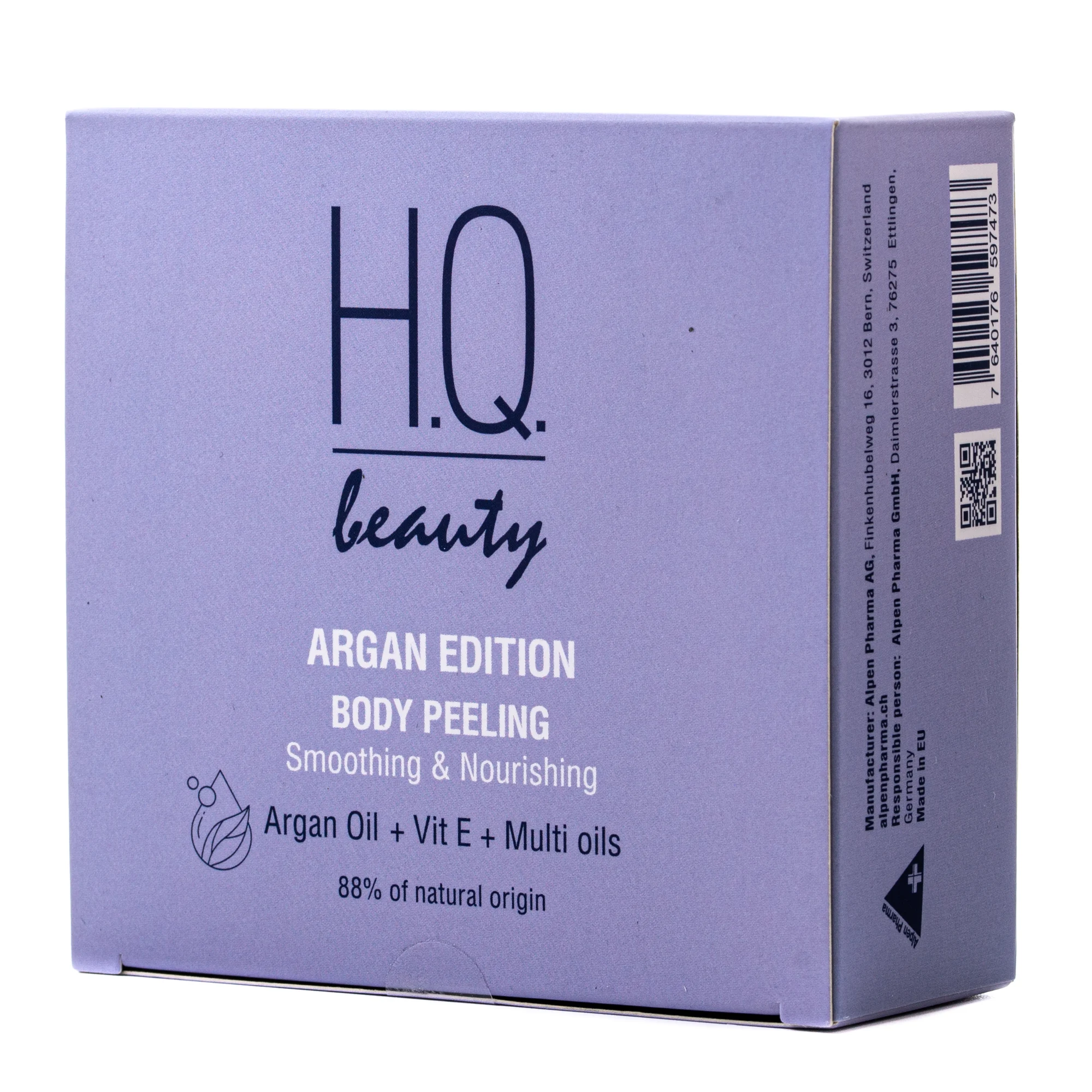 Пілінг для тіла H.Q.Beauty (Аш Кью Бьюті) Argan Edition розгладження та живлення, 200 мл