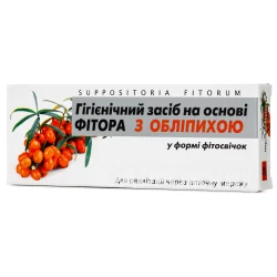 Фіторові свічки вагінально-ректальні з олією обліпихи, 10 шт.