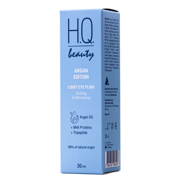 Флюид под глаза H.Q. (Аш Кю) Beauty Argan Edition упругость и свежесть, 30 мл