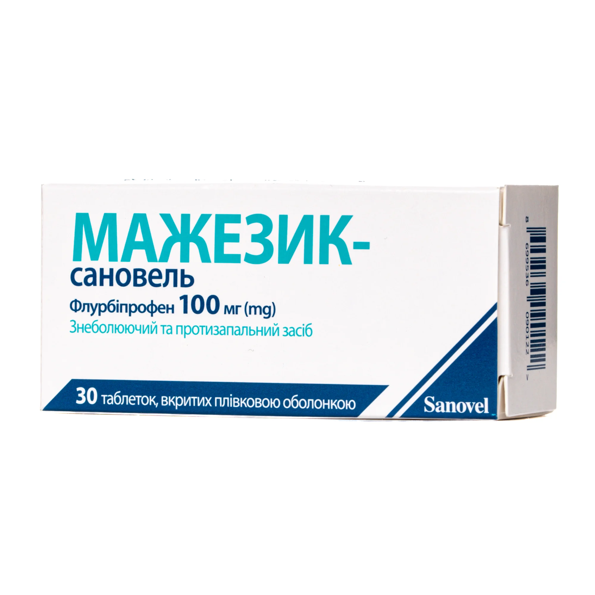 Мажезик-сановель таблетки по 100 мг, 30 шт.