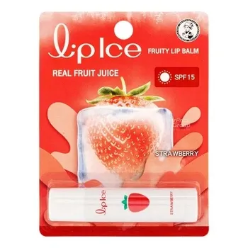 Бальзам для губ Mentholatum (Ментолатум) Lip Ice полуниця, 4,5 г