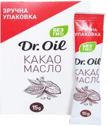 Какао масло Dr.Oil (Др.Оіл) у стіку по 15 г, 5 шт.