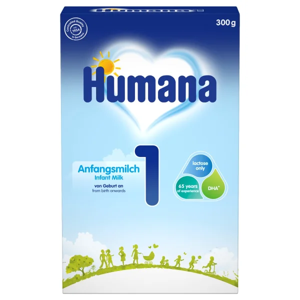 Сухая молочная смесь Хумана (Humana) 1 с пребиотиком, 300 г