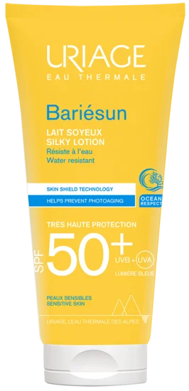 Шелковистое солнцезащитное молочко Uriage Bariesun (Урьяж Барьесан) SPF50+, 100 мл