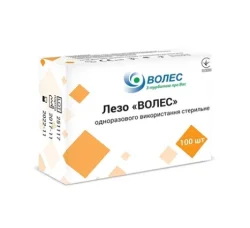 Лезо Волес хірургічне стерильне, розмір 24, 100 шт.