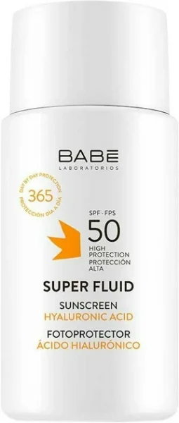 Солнцезащитный суперфлюид Babe Laboratorios(Бабе лабораториос) SPF 50 для всех типов кожи, 50 мл