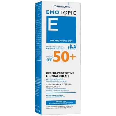 Крем Фармацеріс Емотопік (Pharmaceris Emotopic) для обличчя та тіла мінеральний дермозахисний, SPF 50 + 75 мл