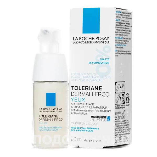 Средство La Roche-Posay Toleriane Ultra (Ля Рош-Посе Толеран Ультра) средство для увлажнения чувствительной или раздраженной кожи вокруг глаз, 20 мл
