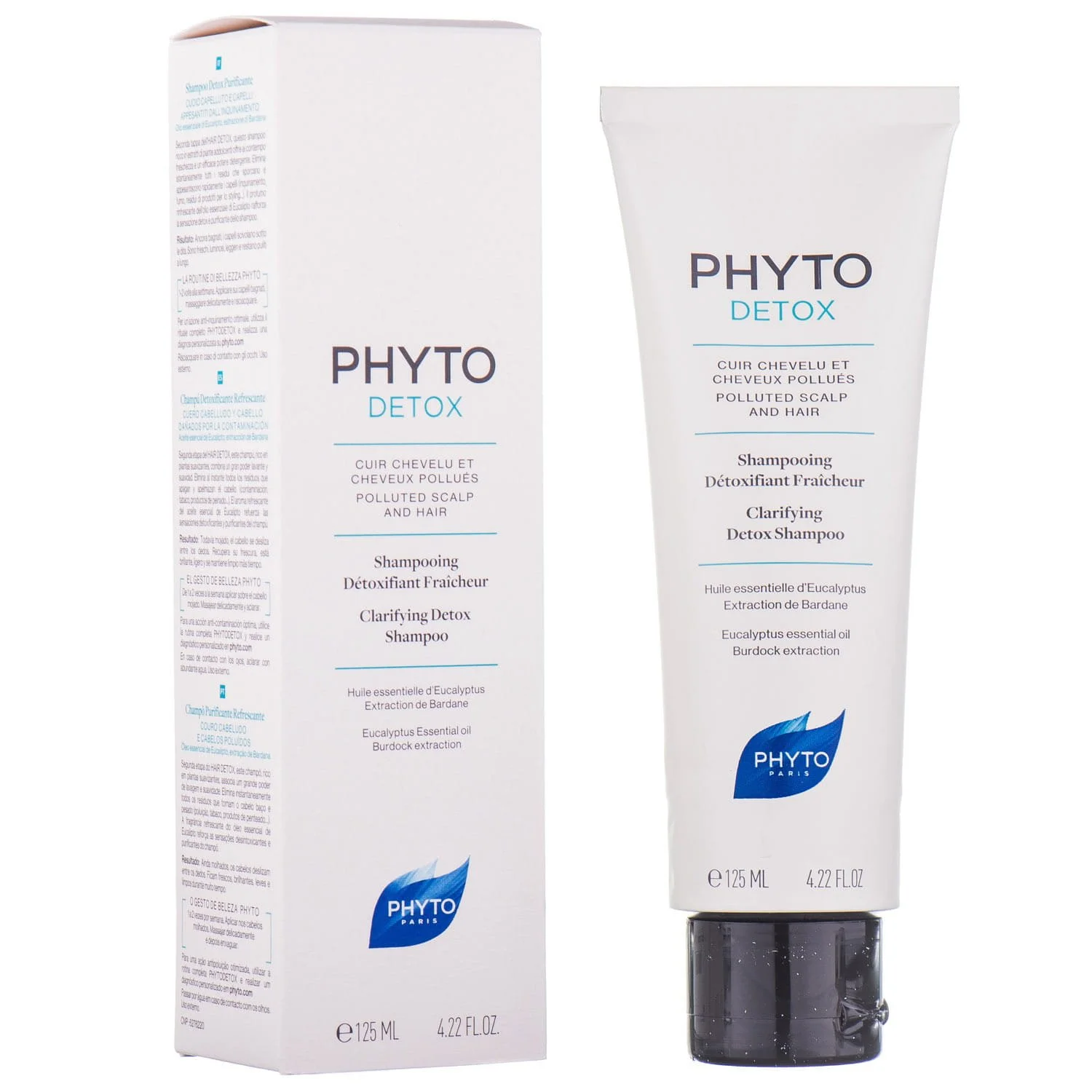 Шампунь Phyto (Фіто) Detox для нормального волосся, 125 мл