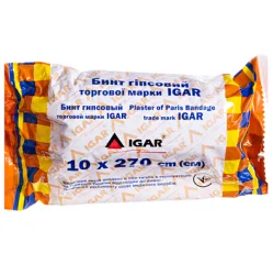 Бинт гіпсовий Ігар (Igar) розмір 270 х 10 см, 1 шт.