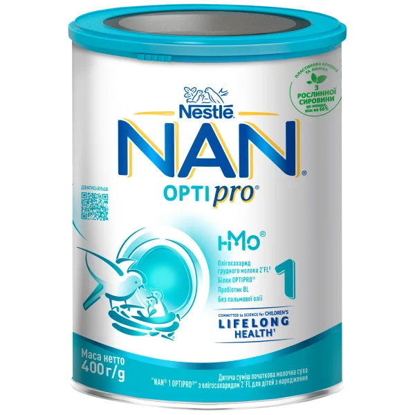 Суха молочна суміш Nestle NAN 1 (Нестле НАН) кисломолочний, 400 г
