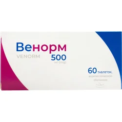 Венорм табл. п/о 500мг №60