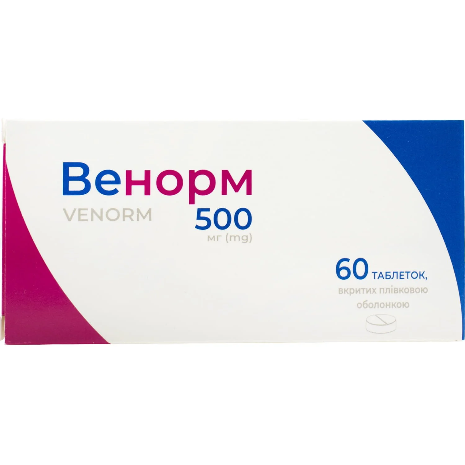 Венорм таблетки по 500 мг, 60 шт.