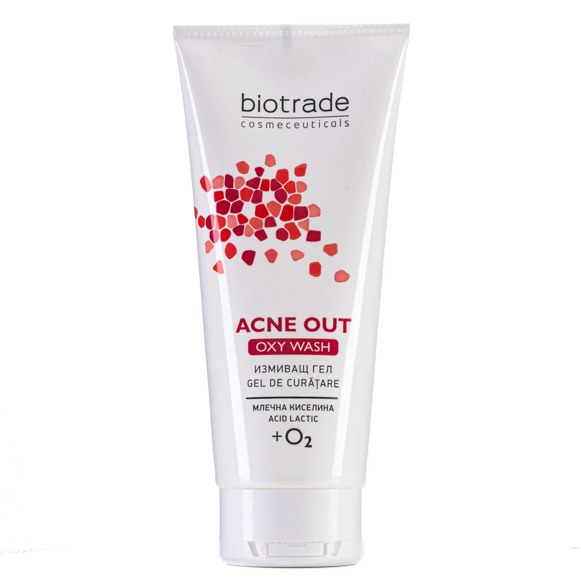 Гель для обличчя Biotrade (Біотрейд) Acne Out Кисневе вмивання, проти вугревого висипу, 200 мл