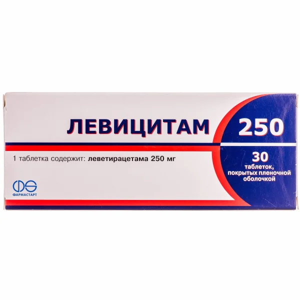 Левіцитам 250 таблетки по 250 мг, 30 шт.