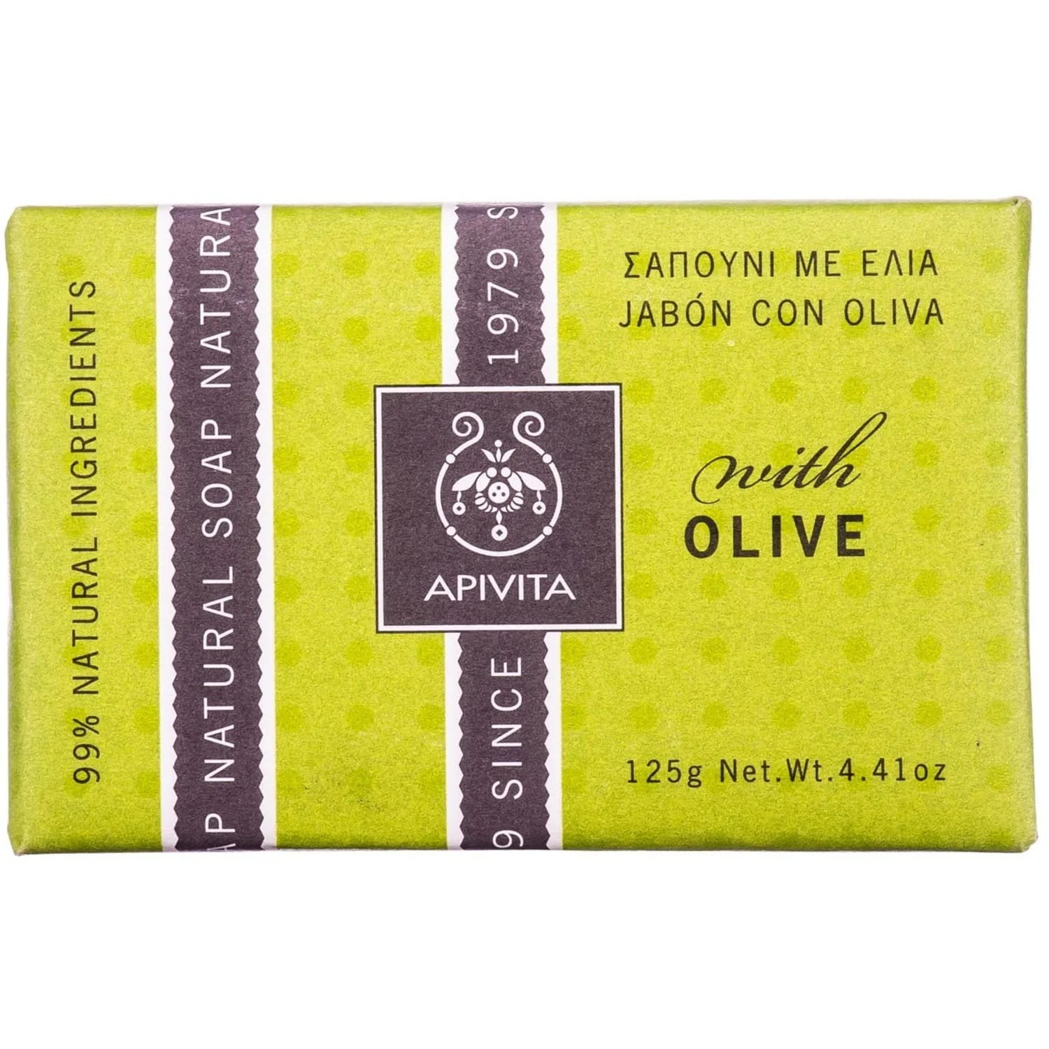 Мило Apivita (Апівіта) з оливою, 125 г