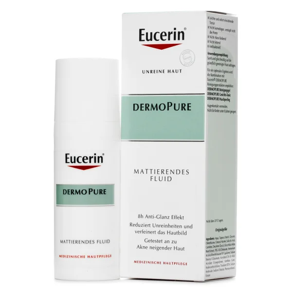 Матуючий флюїд Eucerin (Юцерин) DermoPure для проблемної шкіри, 50 мл