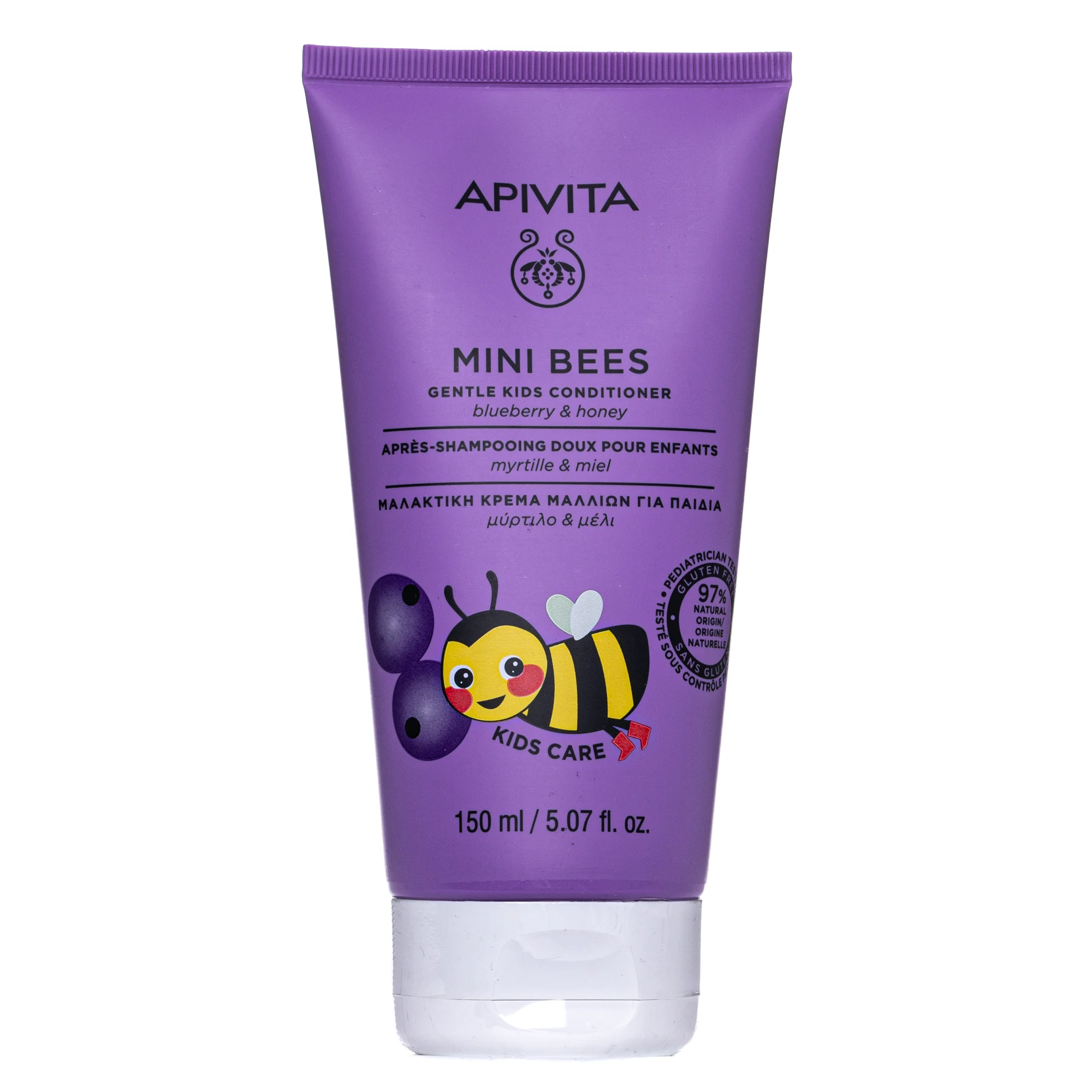 Кондиціонер для волосся Apivita (Апівіта) MINI BEES м’який дитячий, 150 мл