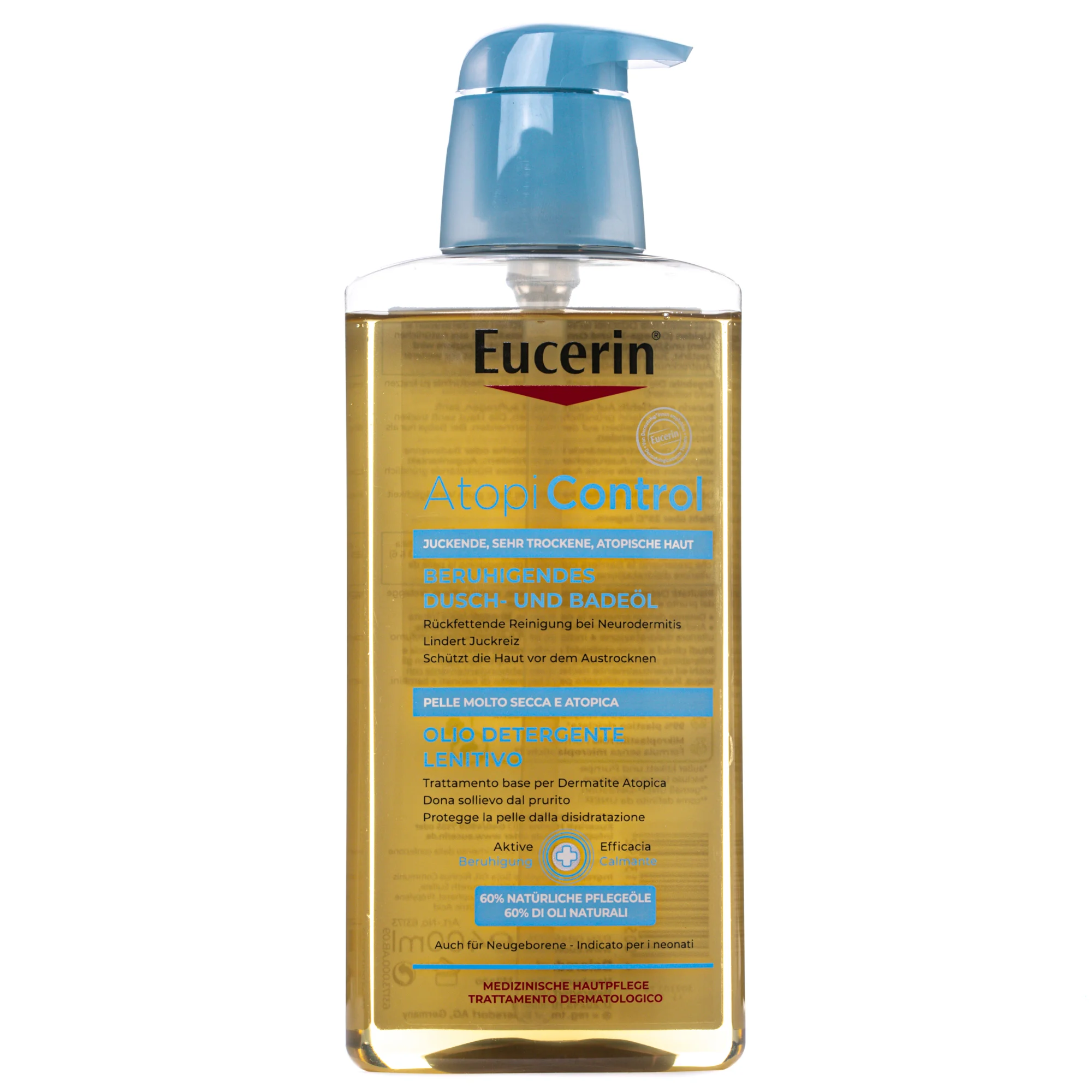 Очищуюча олія Eucerin (Юцерин) AtopiControl для атопічної шкіри тіла, 400 мл