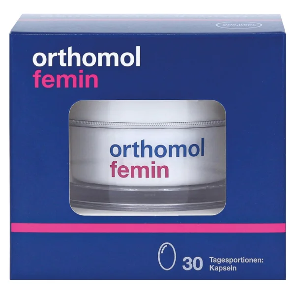 Ортомол Фемин (лечение в период менопаузы) капсулы, курс на 30 дней