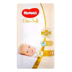 Подгузники Хаггис Элит Софт 2 (Huggies Elite Soft) (4-7кг), 50 шт.