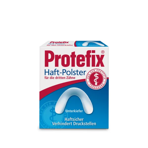 Прокладки фіксуючі для зубних поротезів Протефікс (Protefix) для нижньої щелепи, 30 шт.
