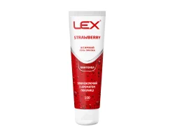 Гель-змазка Lex (Лекс) Strawberry зволожуюча з ароматом полуниці, 100 мл