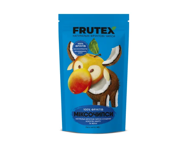 Чіпси фруктові Frutex (Фрутекс) Міксочіпси 3 смаки, 40 г